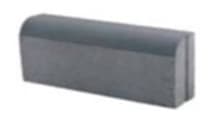 ขอบกันหินสำเร็จรูปใหญ่ ทรงมน ผิวหยาบ(11x20x50 ซม.)