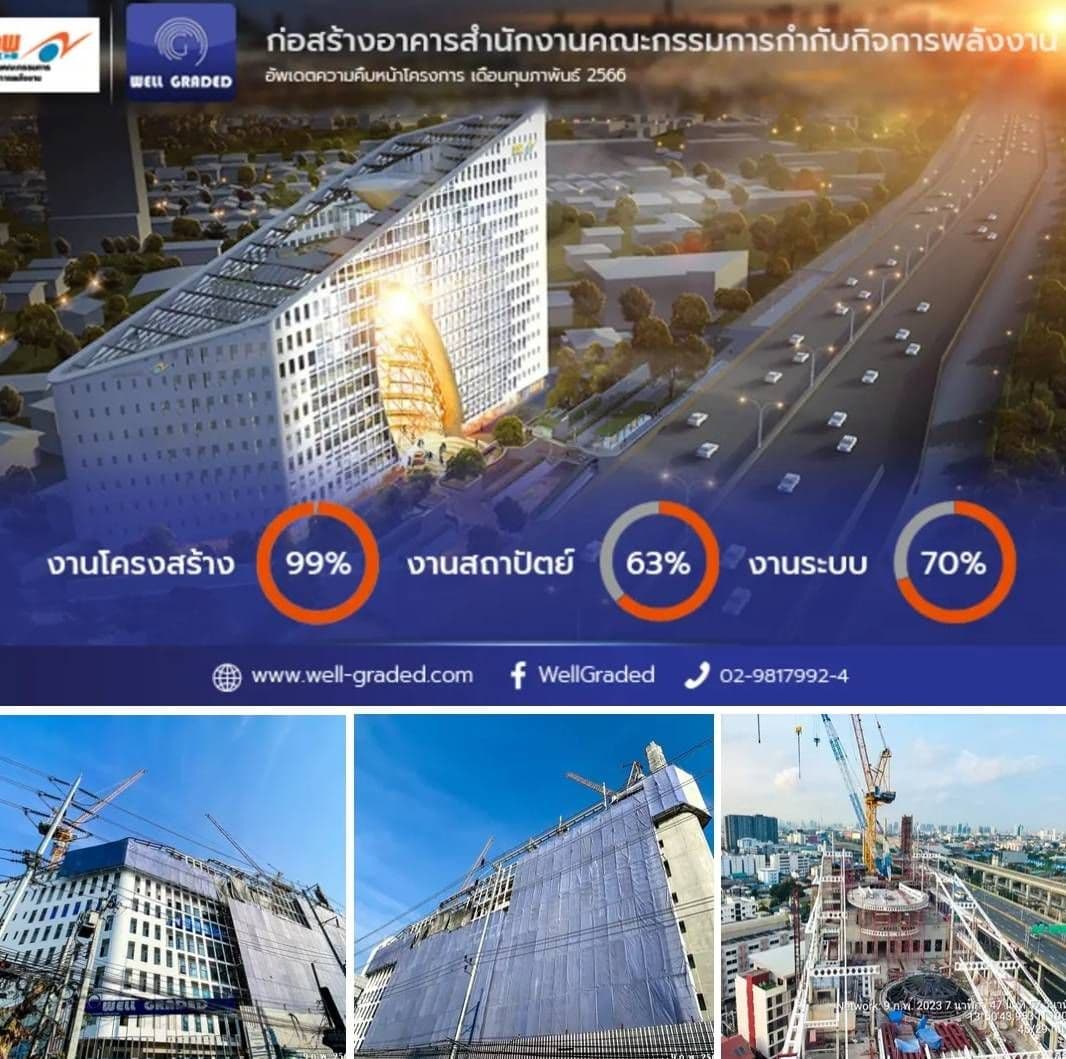 ขอบคุณโครงการ อาคารสำนักงานคณะกรรมการกิจการพลังงาน มั่นใจเลือกใช้ คอนกรีตบล็อกวงกลม