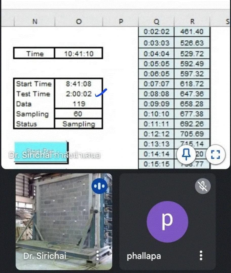 อิฐบล็อก วงกลม ความหนา 7 cm. ผ่านการทดสอบทนไฟ 2 ชม.